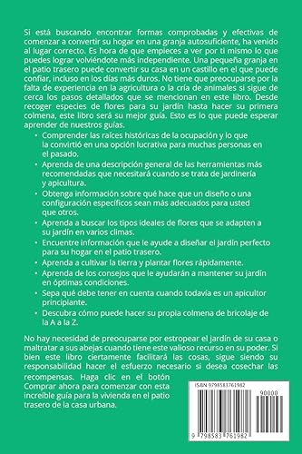 Miniatura 2 de Agricultura en el patio trasero Cultivo de flores y apicultura en una casa urbana (Spanish Edition)
