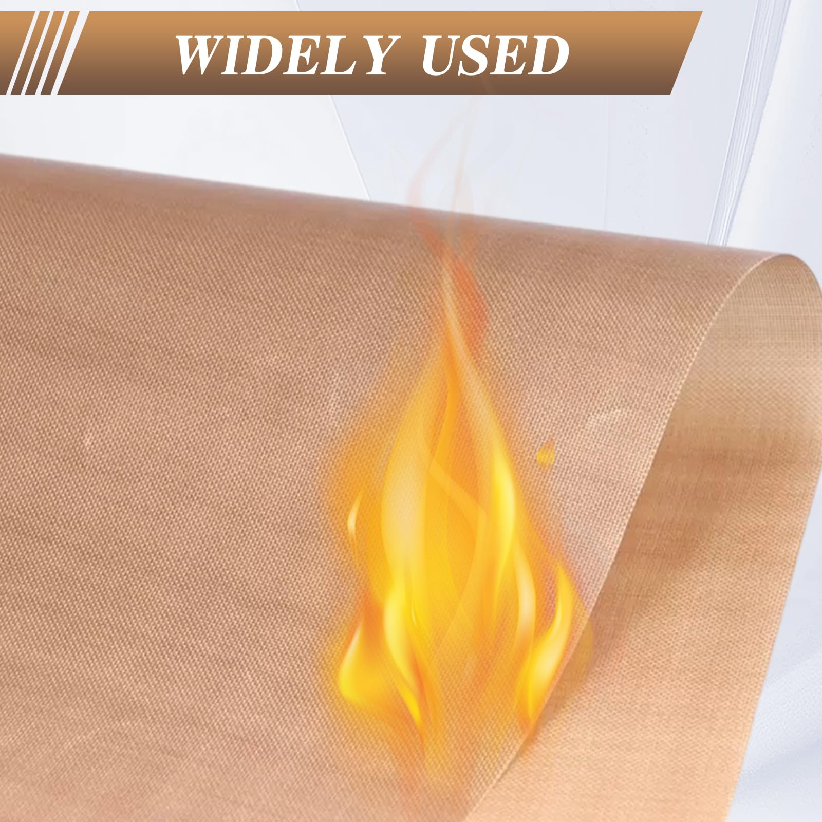 Qrity 2 Rollen Hoge Temperatuur Plakband, 10mm x 10m Hittebestendig Teflon Tape, voor Vacuümapparaat, Handverzegeling, Impulsverzegeling Qrity 2 Rollen Hoge Temperatuur Plakband, 10mm x 10m Hittebestendig Teflon Tape, voor Vacuümapparaat, Handverzegeling, Impulsverzegeling