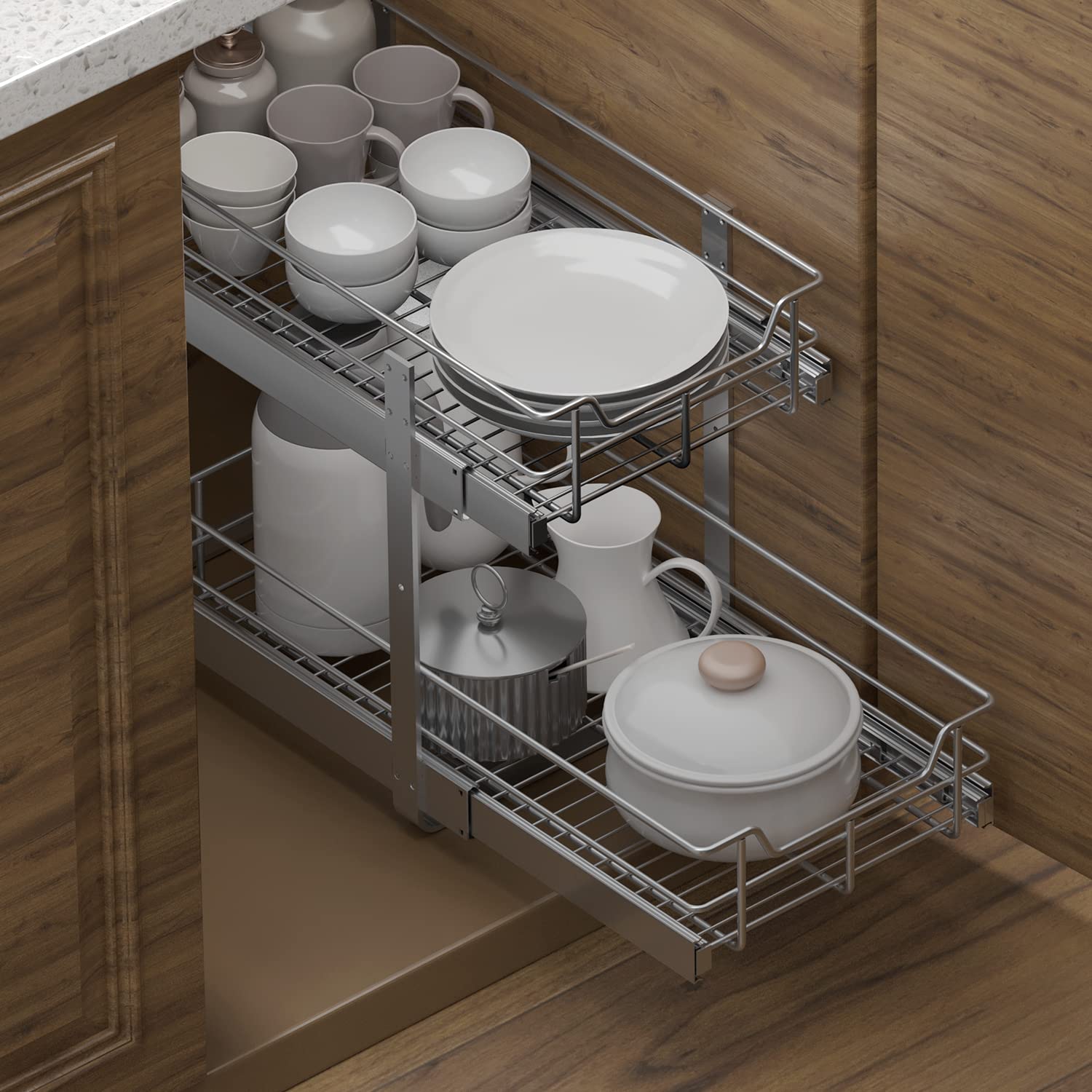 Buy Fit for Minumum 12inch Wide 24 inch Depth Doublelayer