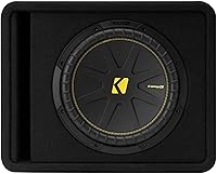 Vista 2 de KICKER 50VCWC122 CompC Subwoofer de 12 pulgadas en caja ventilada, 2 ohmios