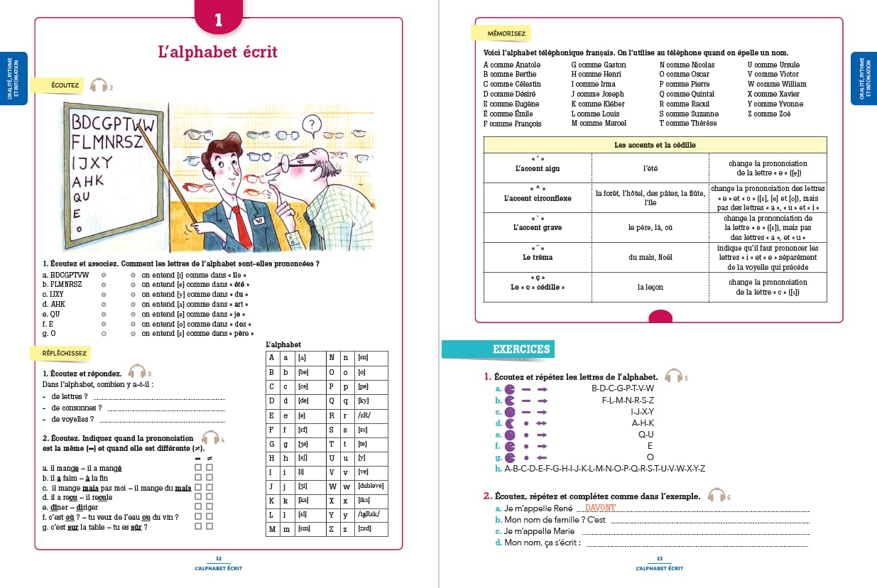 100% FLE - Phonétique essentielle du français A1/A2 - livre + didierfle.app
