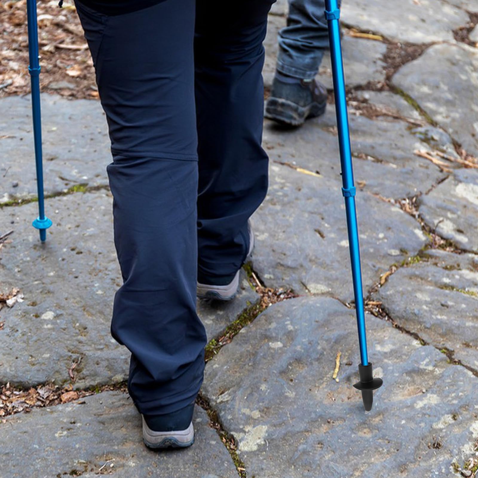 Sosoport Wolframstahl Trekkingstockspitzen Verschleißfeste Ersatzspitzen für Wanderstöcke Universelles Outdoor Zubehör für Waldwanderungen und Skitouren