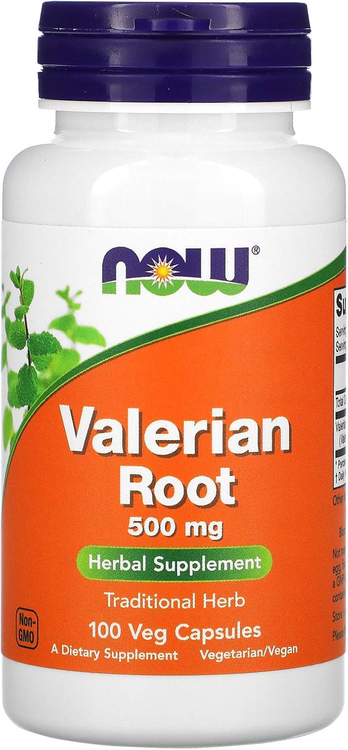Product image of NOW Foods Valerian Root, 500mg, 100 Capsules