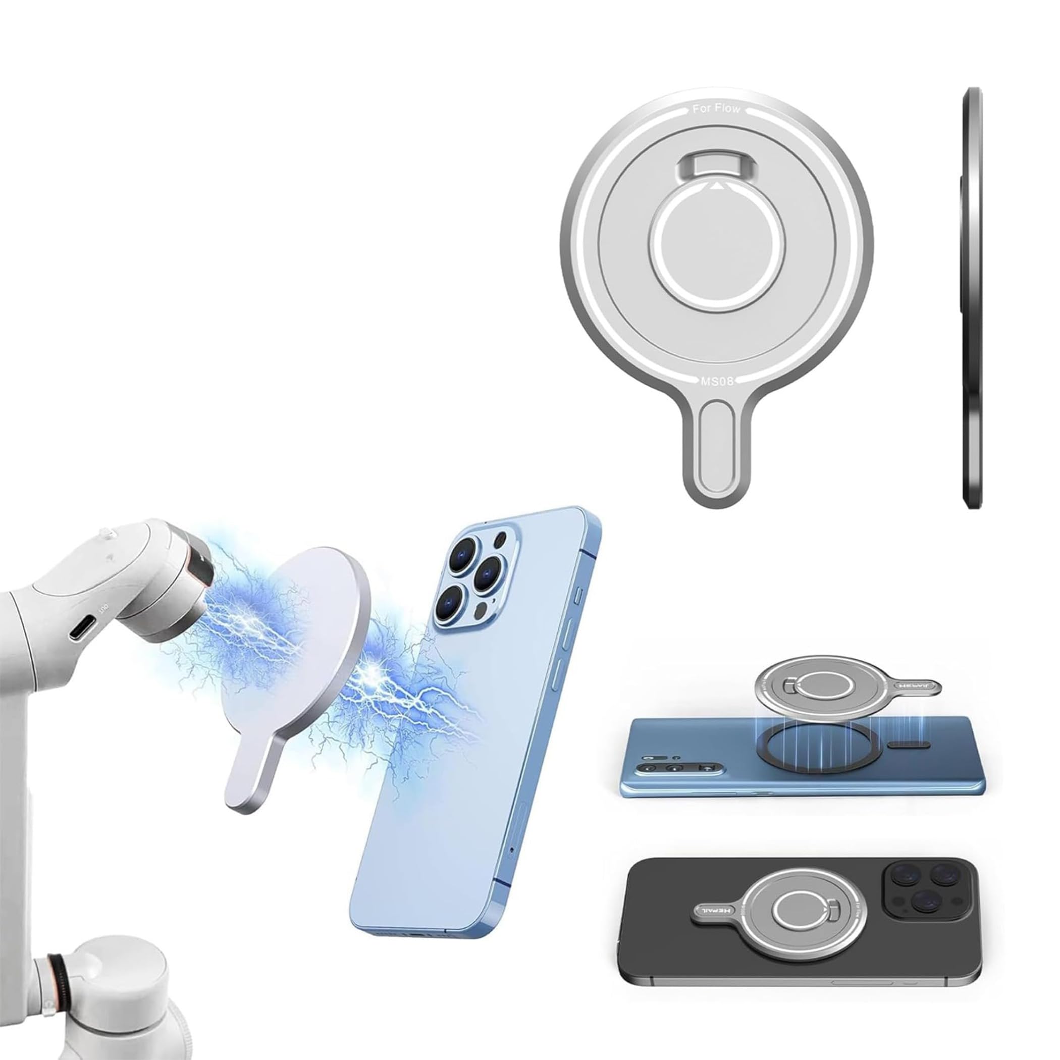 【美品】DJI Osmo Mobile 6 専用ケース＋MagSafeマウント Amazon.co.jp: MagSafe対応 DJI OSMO Mobile 6/5/4 SE マグネット