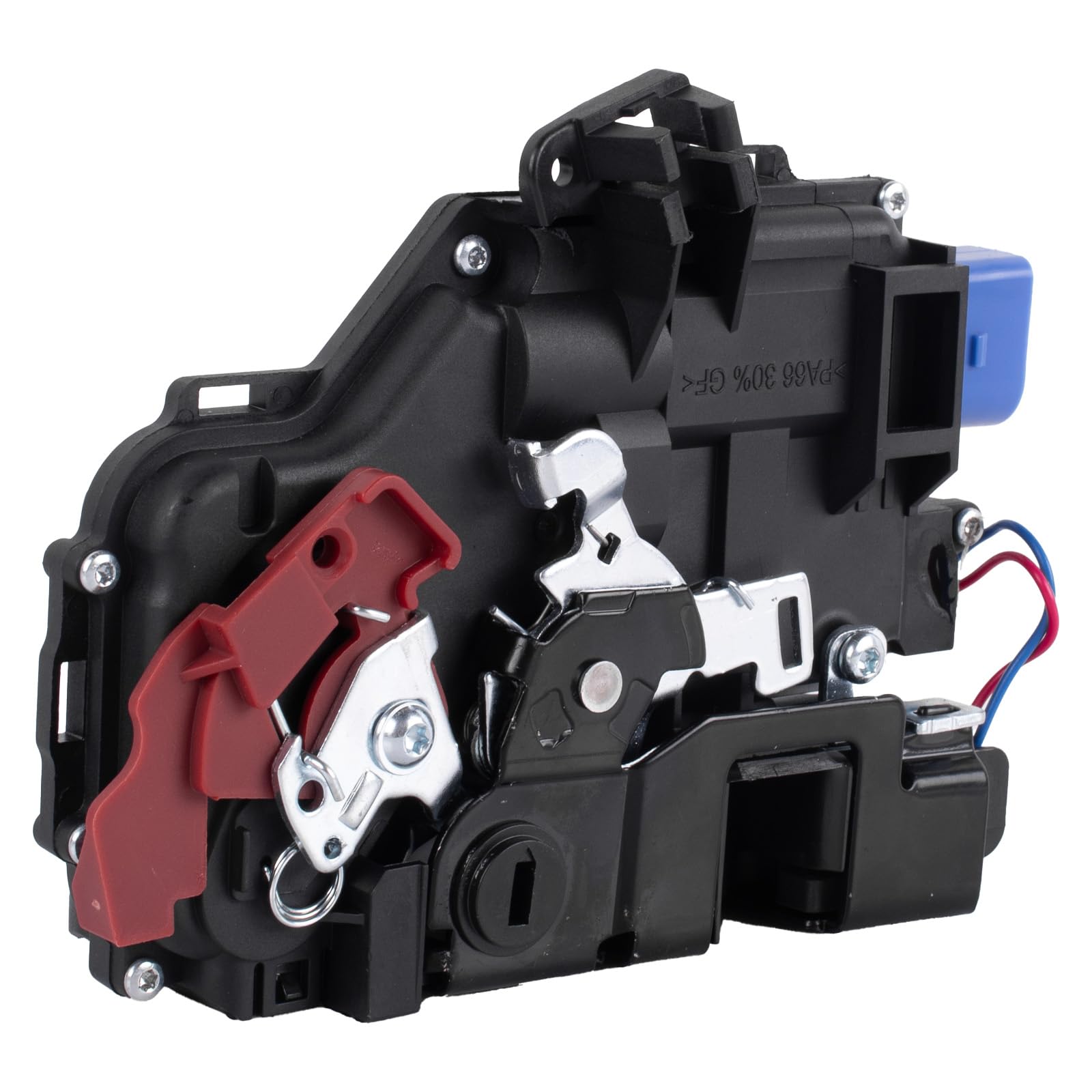 Moteur de verrouillage de porte avant gauche 9 broches compatible avec 2003-2009 Golf MK V 1K1 Golf Plus 5M1 Golf VI AJ5 Altea 5P1 Toledo III 5P2 Numéro de pièce 3D1837015 3D1837015AB