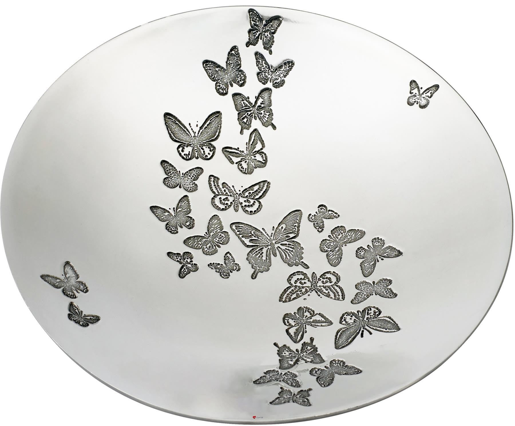 Bol de estaño decorativo con tapa para mesa de centro y salón elegante