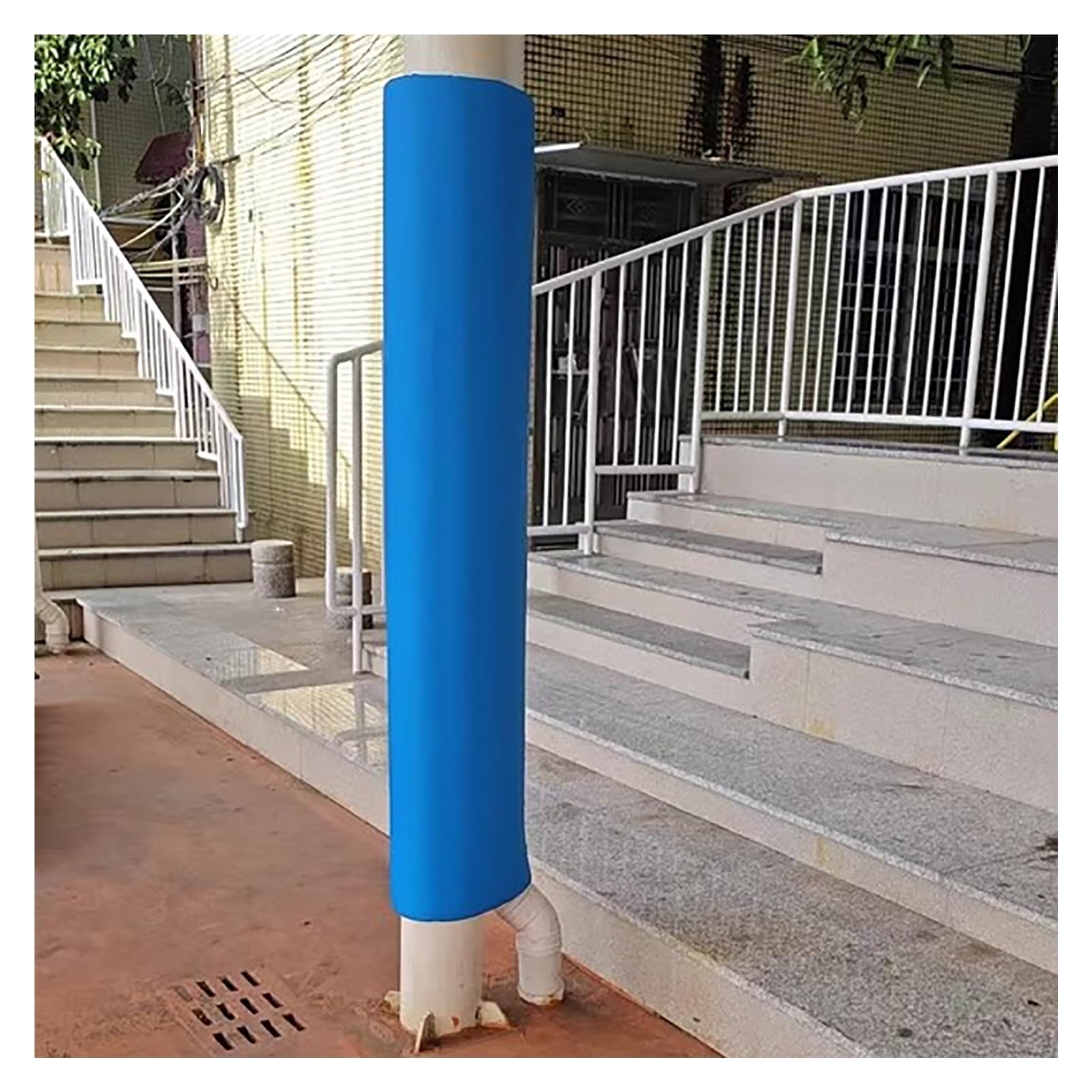 Mousse protection poteau basket anti-blessure pour gym, école et sous-sol 1,2m