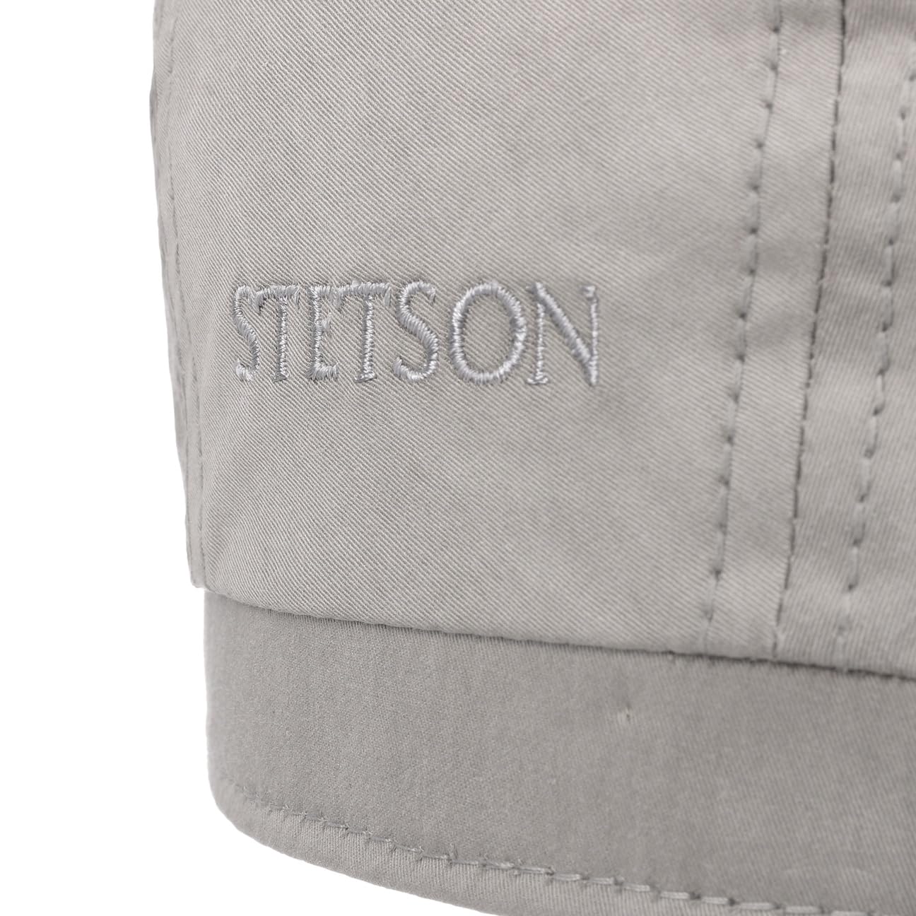 Stetson Sustainable Driver Flatcap Einfarbige Schiebermütze Bio-Baumwolle Nachhaltig Made in The EU Herren Frühjahr bis Winter