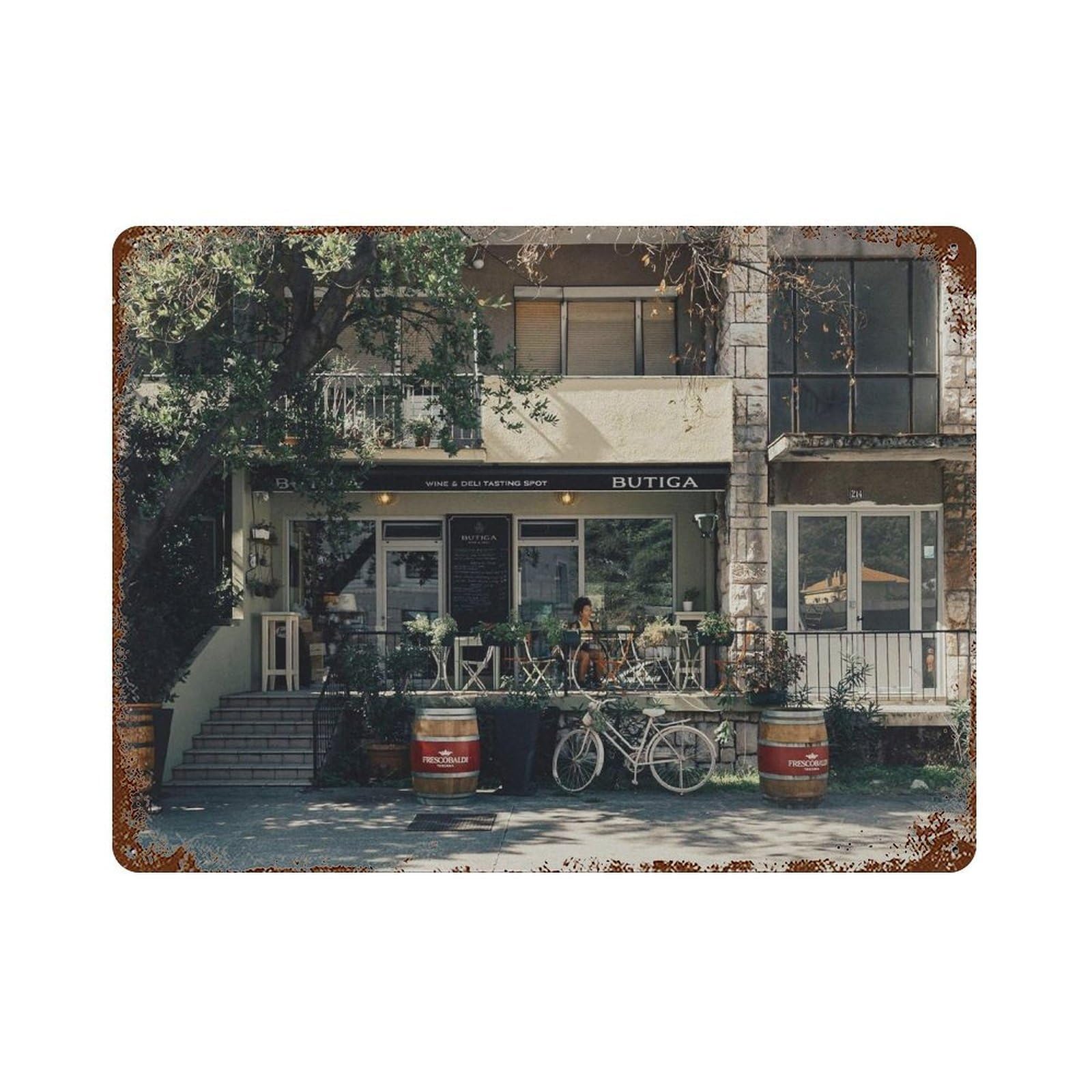xiaoxiaoshen Coffee Bar, Photography Prints, Wall Decor Art Metal Tin Poster Modern Home Decor Art Home Bar Shop Decorations Vintage Sign 30x40cm
