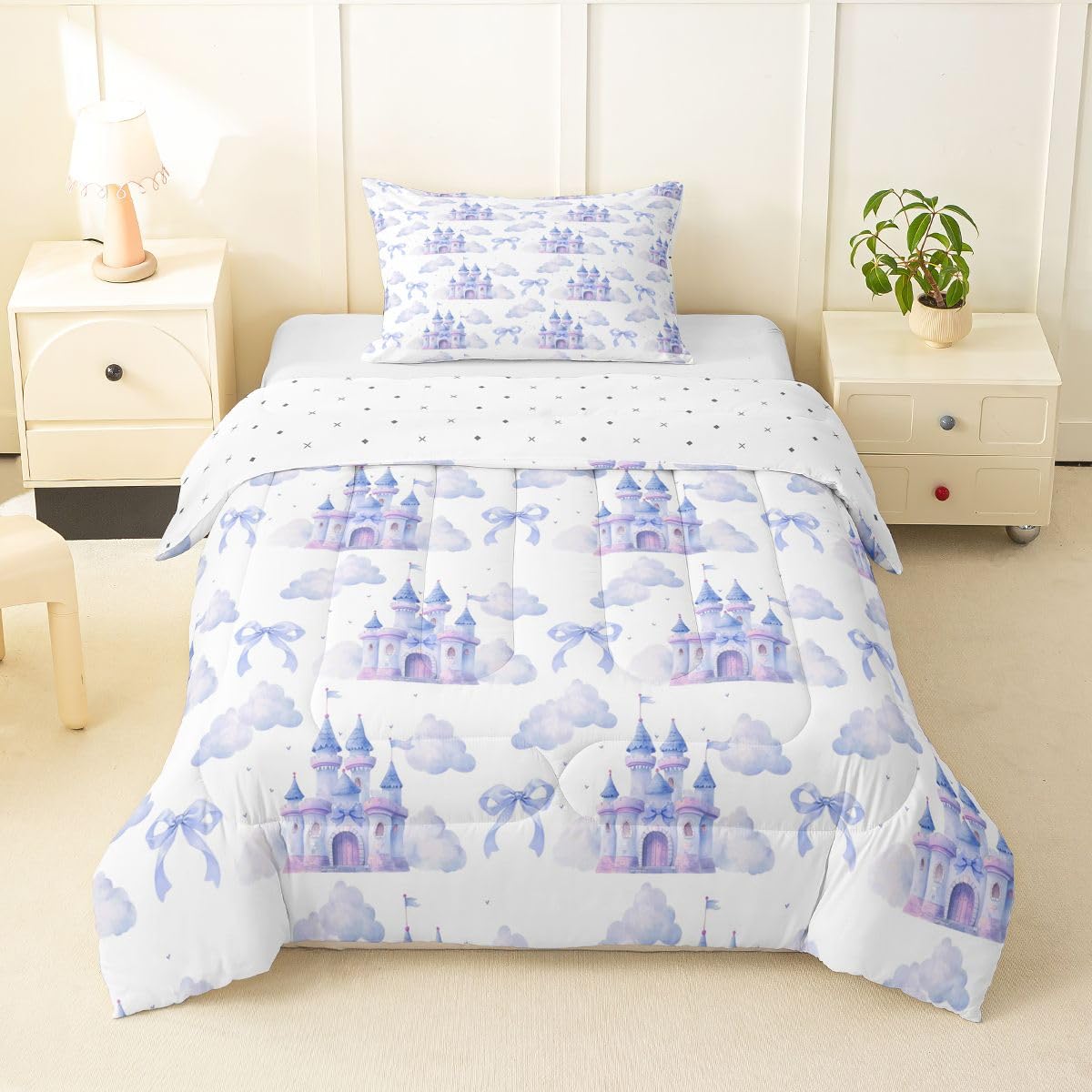 Personalized Initial Comforter Set - Twin Size -18