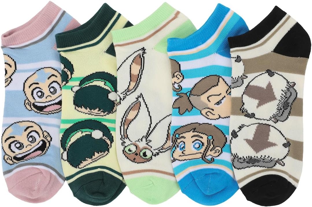 Bioworld Avatar 5-Pack of Womens Ankle Socks
