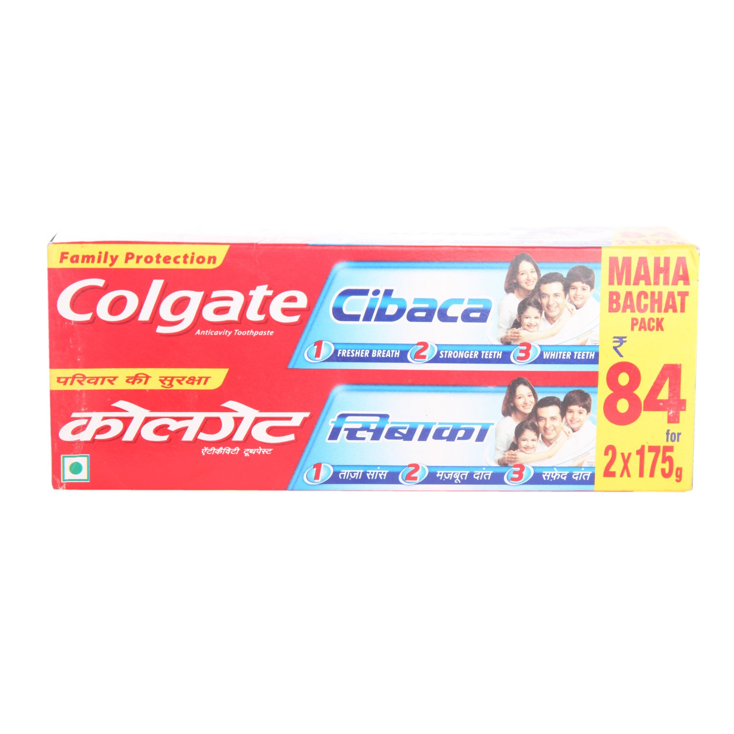 Buy Colgate Toothpaste Cibaca, 2X175G Pack, Cavity Protection Online at
