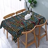 LOKLNEYK Programmer Computer Code Outdoor 54x72 Inch Tablecloth - Party Tablecloth for Picnics, Weddings, and Vacations