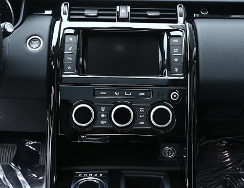 Miniatura 7 de YIWANG Cubierta de panel de ventilación de aire acondicionado ABS cromado para consola de automóvil Land Rover Discovery 5 LR5 L462 2017-2020