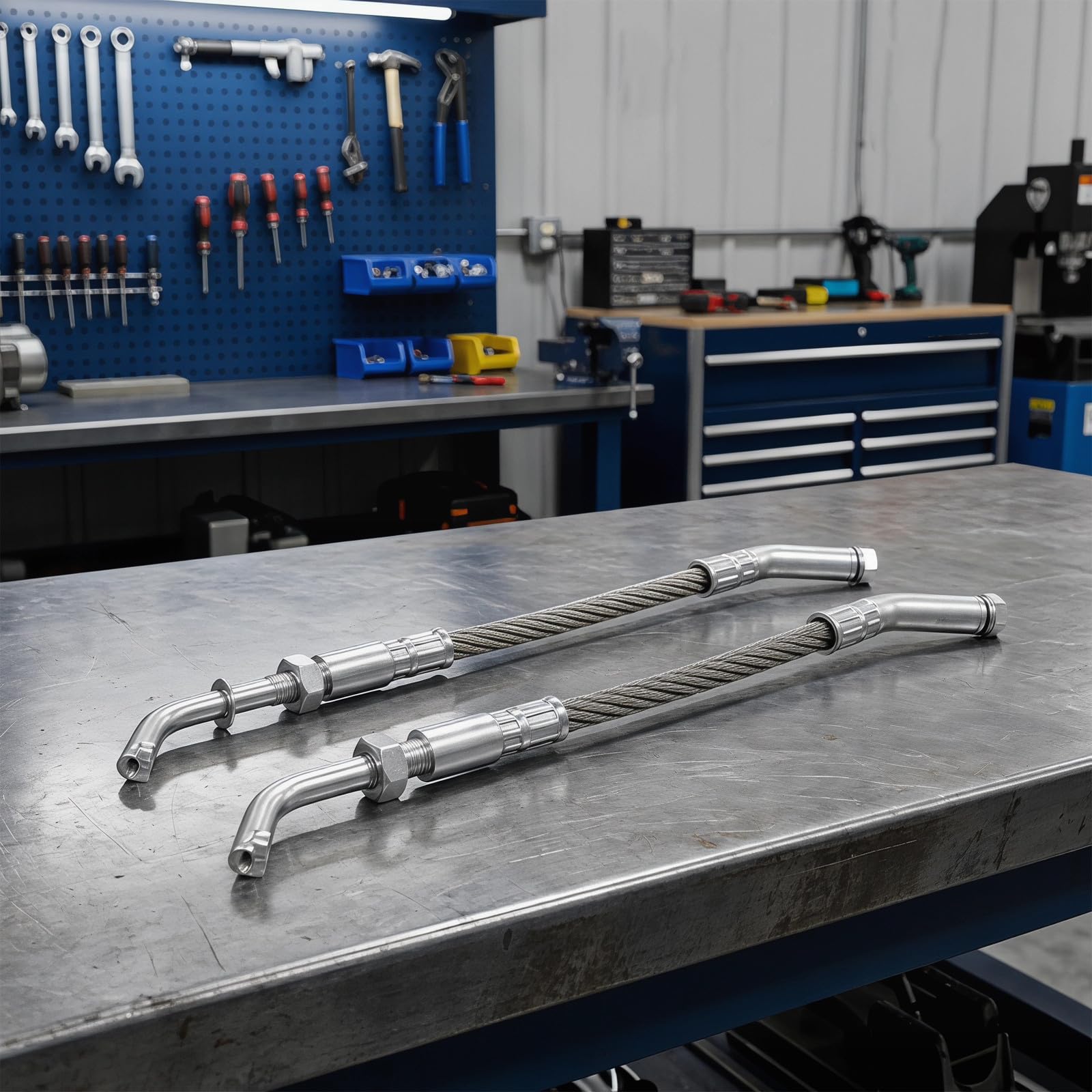 Alasum Kit Completo per Motoslitta Raschietto in Acciaio Argento 33x1,5cm per Rimozione Efficiente del Ghiaccio e Miglioramento del Raffreddamento su Sentieri Duri