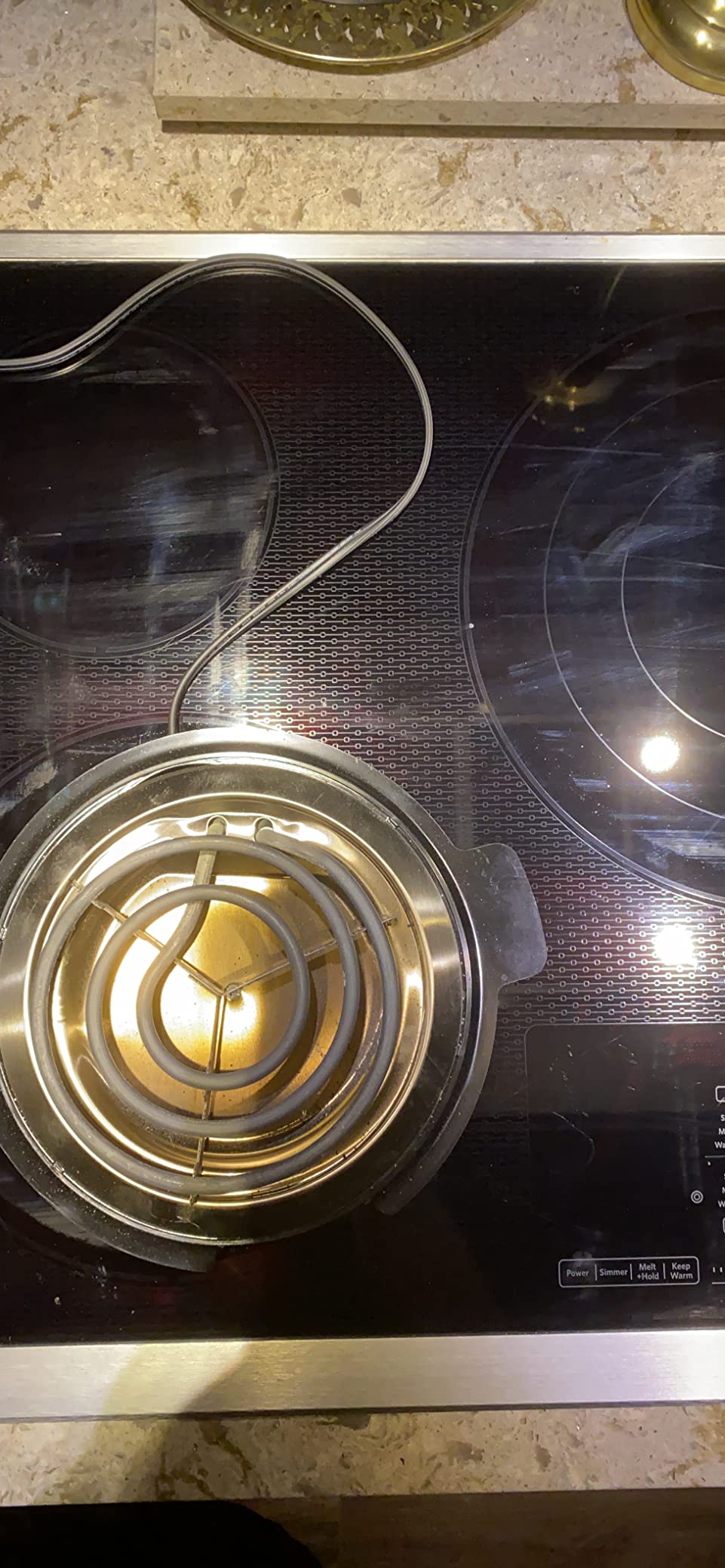 9/mo Finance Elite Gourmet Countertop Double Cast Iron Burner, 1500