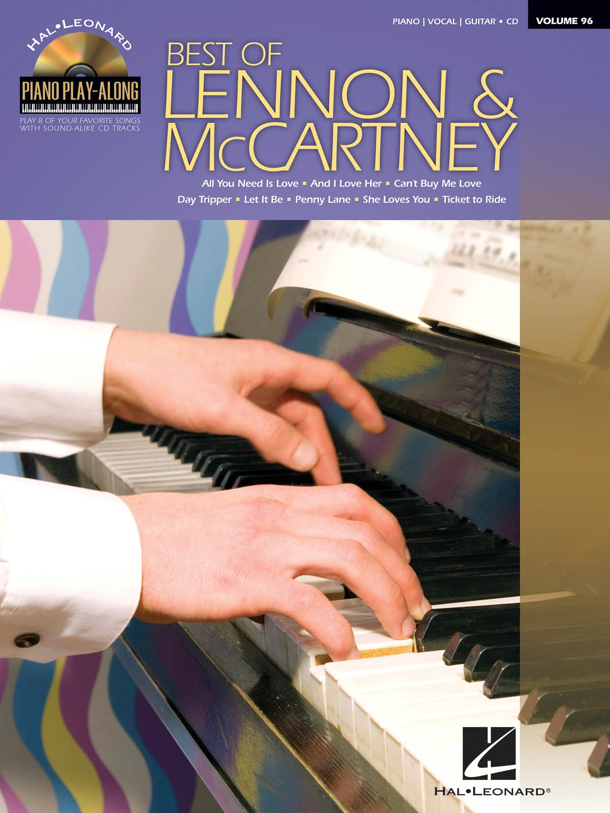 Best of lennon & mccartney piano +cd: Piano Play-Along Volume 96