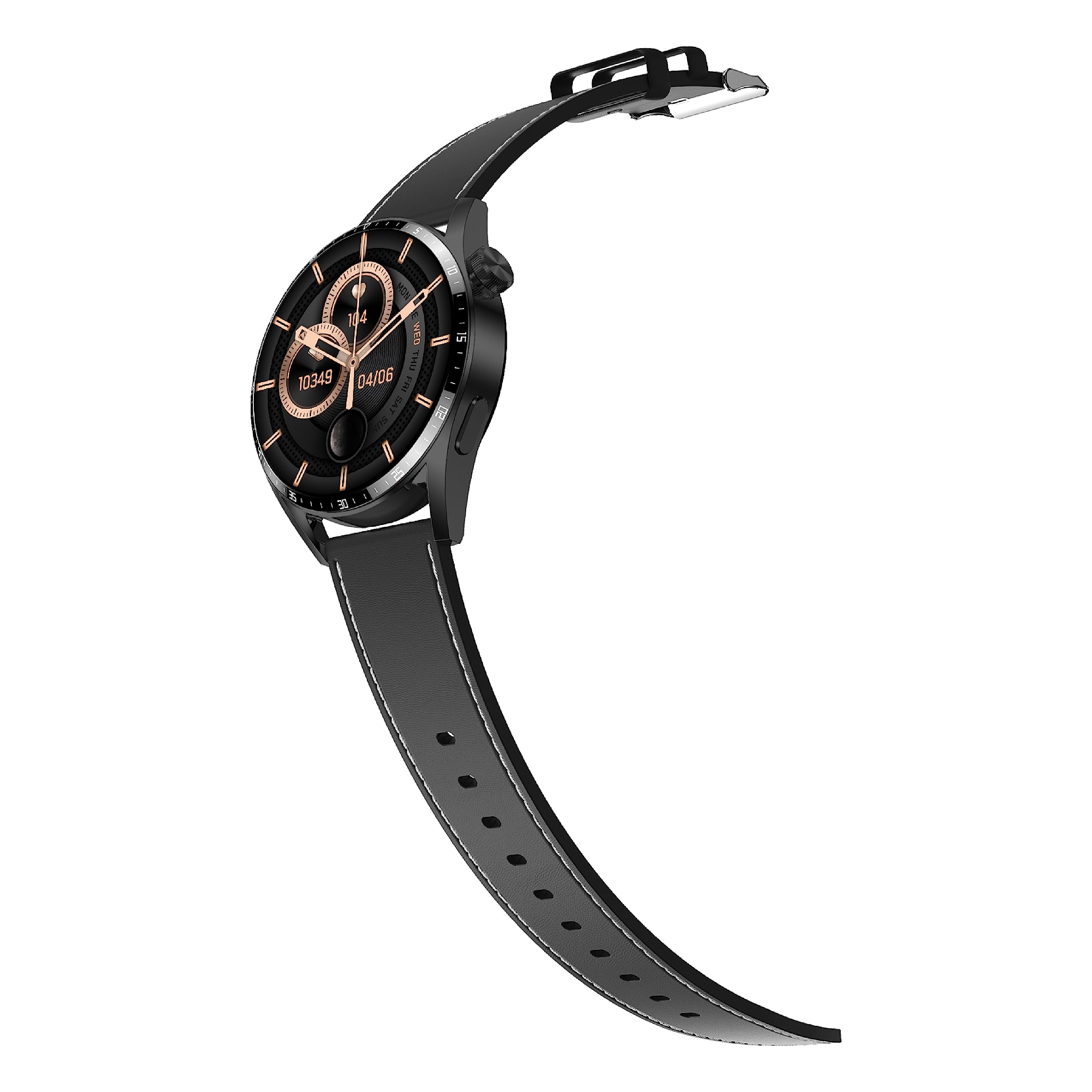 Green Lion G-Master Smart Watch, 1.51 Inch TFT Screen, Bluetooth, 10 Days Standby Time, 270mAh, IP68 Waterproof, Voice Assistant, Multiple NFC (Black) - SMART WATCH