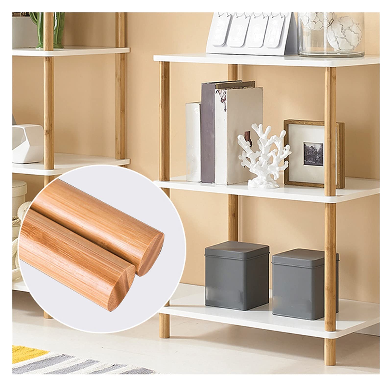Supporto per stampa Stampante for pavimenti a 3 livello Stampante, supporto fax, con ambientatore in legno di stoccaggio Organizer, stand desktop stand Stampante, forniture for ufficio Compact Tabella