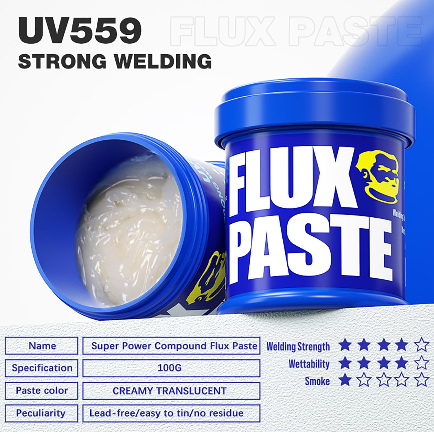 MECHANIC UV559 100G Lead-Free Solder Paste Flux No-Clean Welding