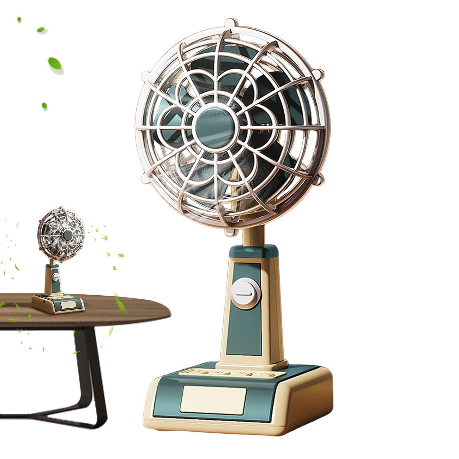 Ventilateur de bureau USB rechargeable pour maison et bureau