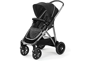 Corso Modular Quick-Fold Stroller - Staccato | Black (Keyfit 30 Zip Compatible)
