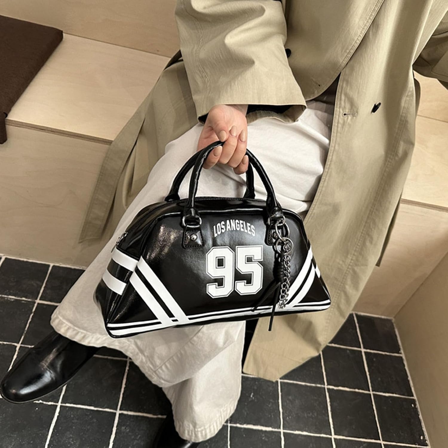 Handle Handbag Satchel Bag with Removable Strap
