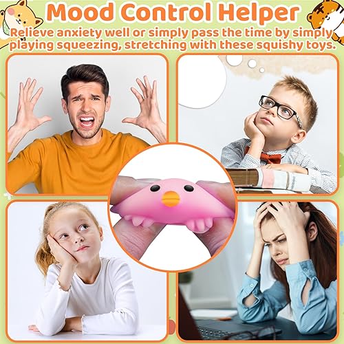 Miniatura 5 de 110 juguetes esponjosos Mochi, mini Kawaii Squishies a granel, juguetes sensoriales para ansiedad, bolsa de golosinas, recuerdos de fiesta para