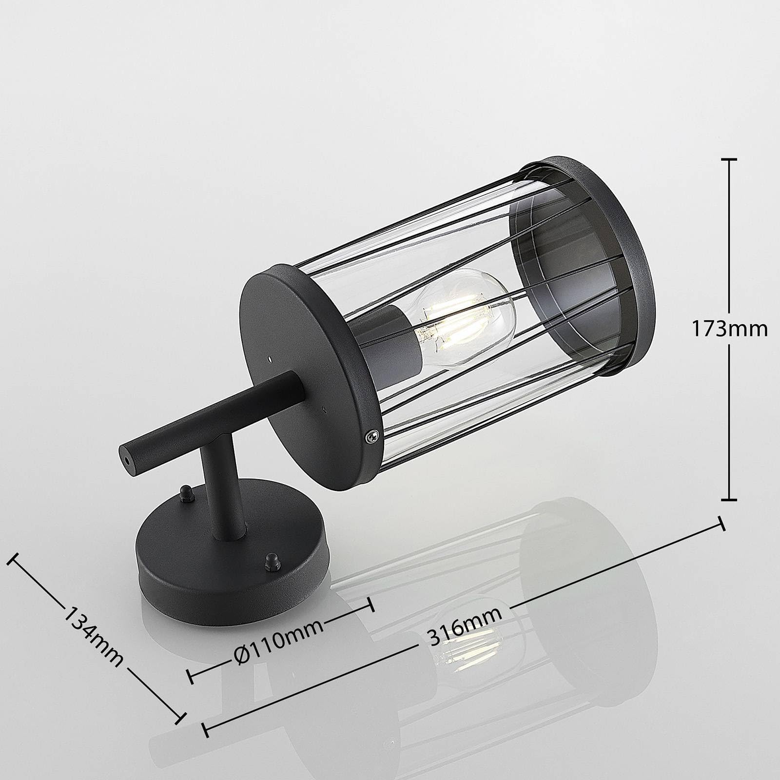 Lindby Applique Extérieure à Rayures Inox Noyan, Applique Pour Mur Exterieur Facade De Maison Maison Terrasse Und Balcon 92889405