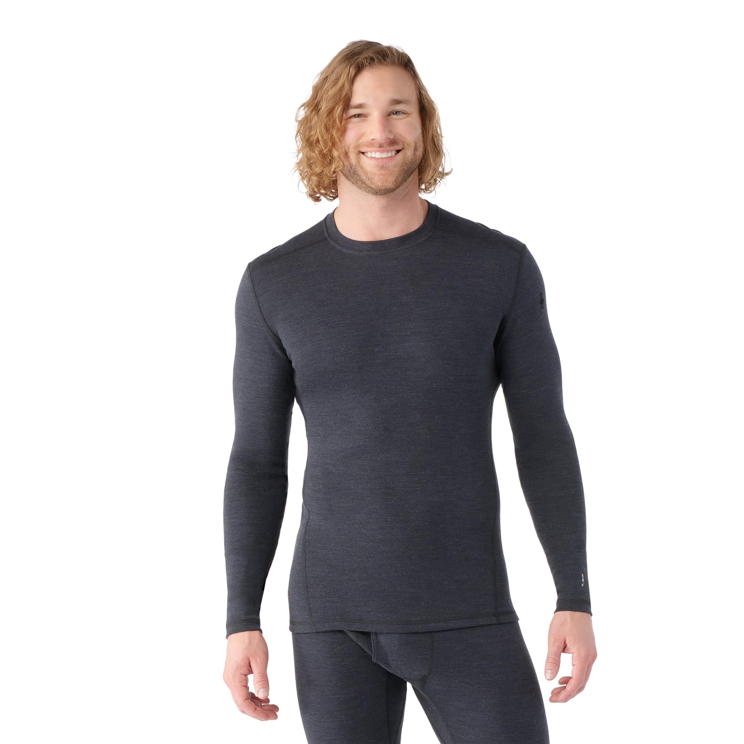 Smartwool Classic Thermal Merino Wool Base Layer, Men's Thermal Base Layer & Crew Neck Long Sleeve Sweater, Lightweight & Breathable Natural Merino Men's Clothing & Fashion