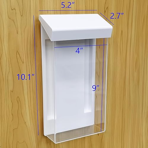 Miniatura 5 de FixtureDisplays 4x9 pulgadas Trifold Literatura Titular Montaje en pared Folleto de ventas de bienes raíces al aire libre 15714-NPF
