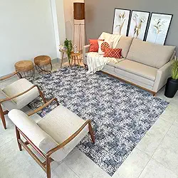 TAPETE 2,00X2,50 QUARTO SALA DE JANTAR RECPÇÃO SALA (Azul Claro Mesclado)