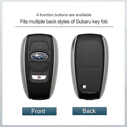 Miniatura 5 de Subaru Forester - Funda protectora para llave de coche, color azul, funda protectora Ascent BRZ Crosstrek Impreza Legacy Outback Solterra WRX 2019