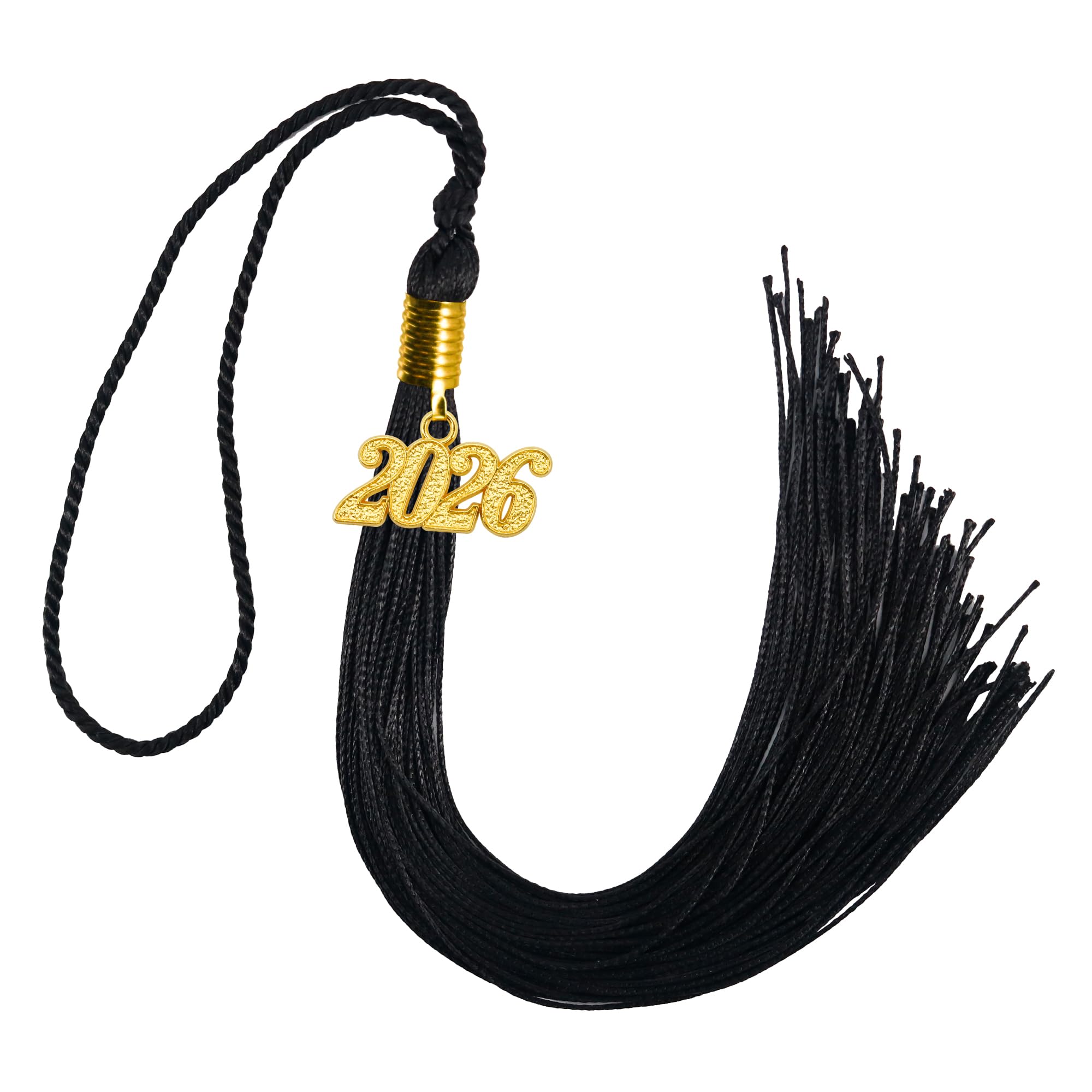 GraduationMall Single&amp;Multiple Color Graduation Tassel with 2026 Year Charm 9"