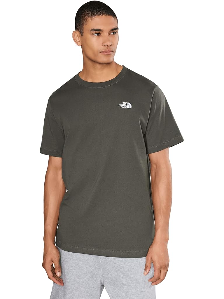 Brown The North Face Evolution Simple Dome Regular Short Sleeve Tee