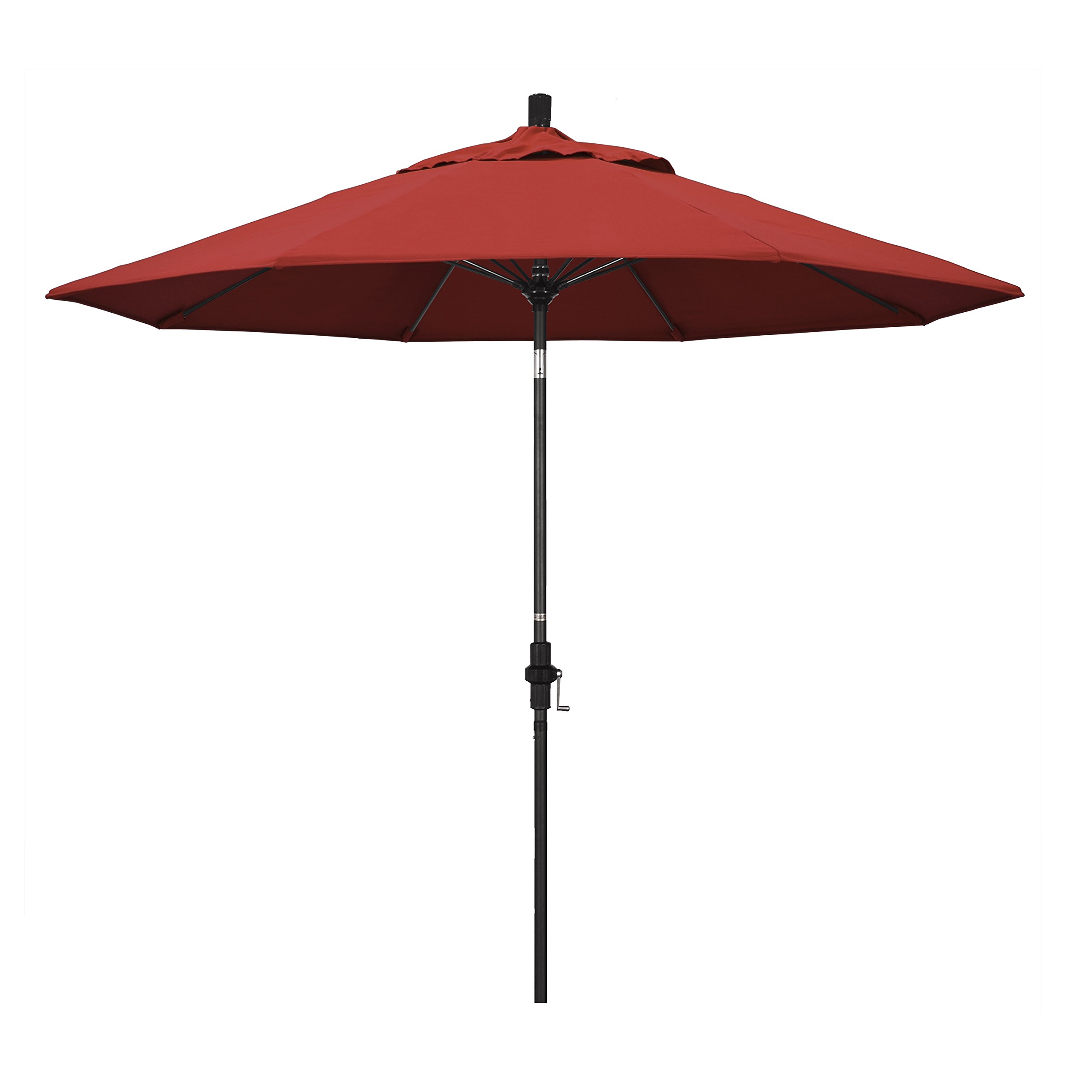 fiberglass pole patio umbrella California 9' Round Aluminum Rib Umbrella, Crank Lift, Collar Tilt, Black Pole, Red : Patio Umbrellas : Patio, Lawn & Garden GarveeLife 13Ft Large Patio quality materials Handbags & Everyday Bags Color:Gangrene (TRO Exclusive)