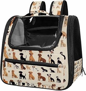Airline Approved Soft Sided Pet Carrier, Different Dogs (10) Pet Travel Bag for Cats & Dogs, Durable, Breathable Pet Travel Bag for Airplane, Car & Train