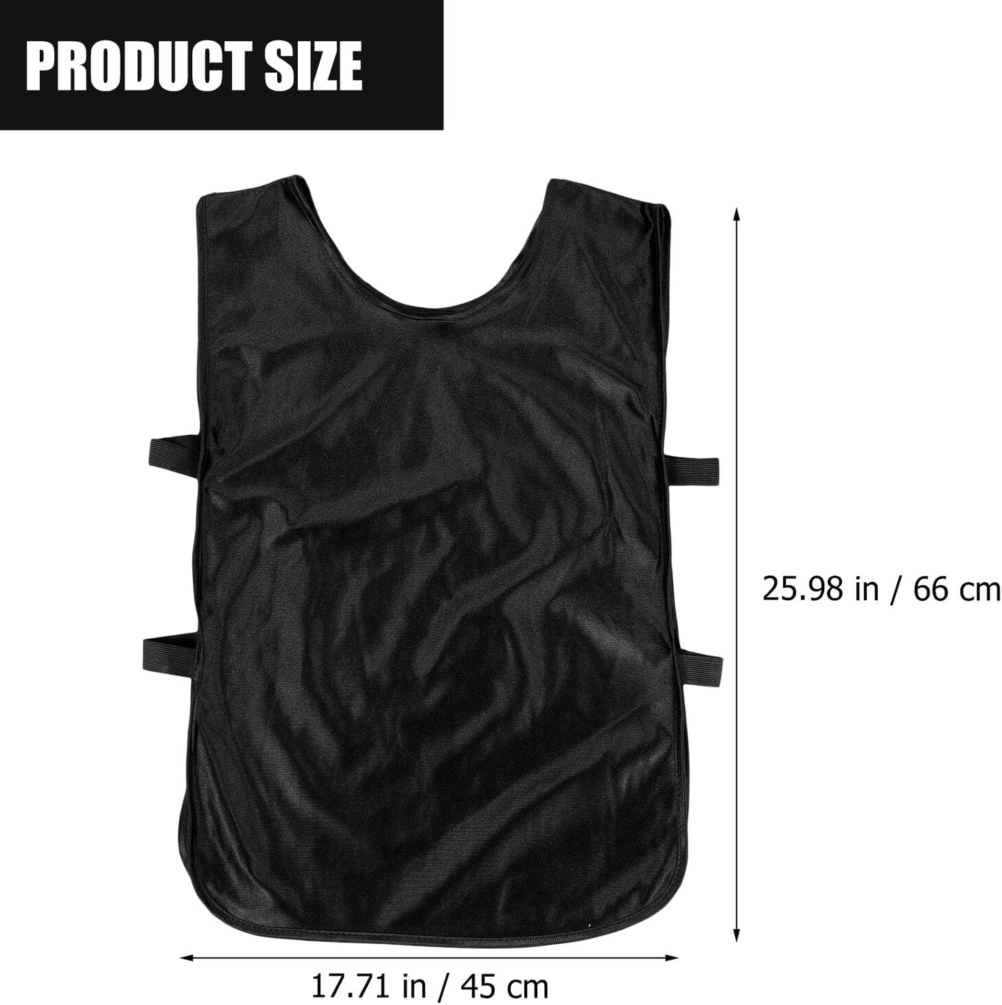 OSALADI 6pcs Reusable Soccer Training Vests Basketball Pinnies Breathable Sports Mesh Jerseys for Team Practice and Group Training in Black and Silver Gray