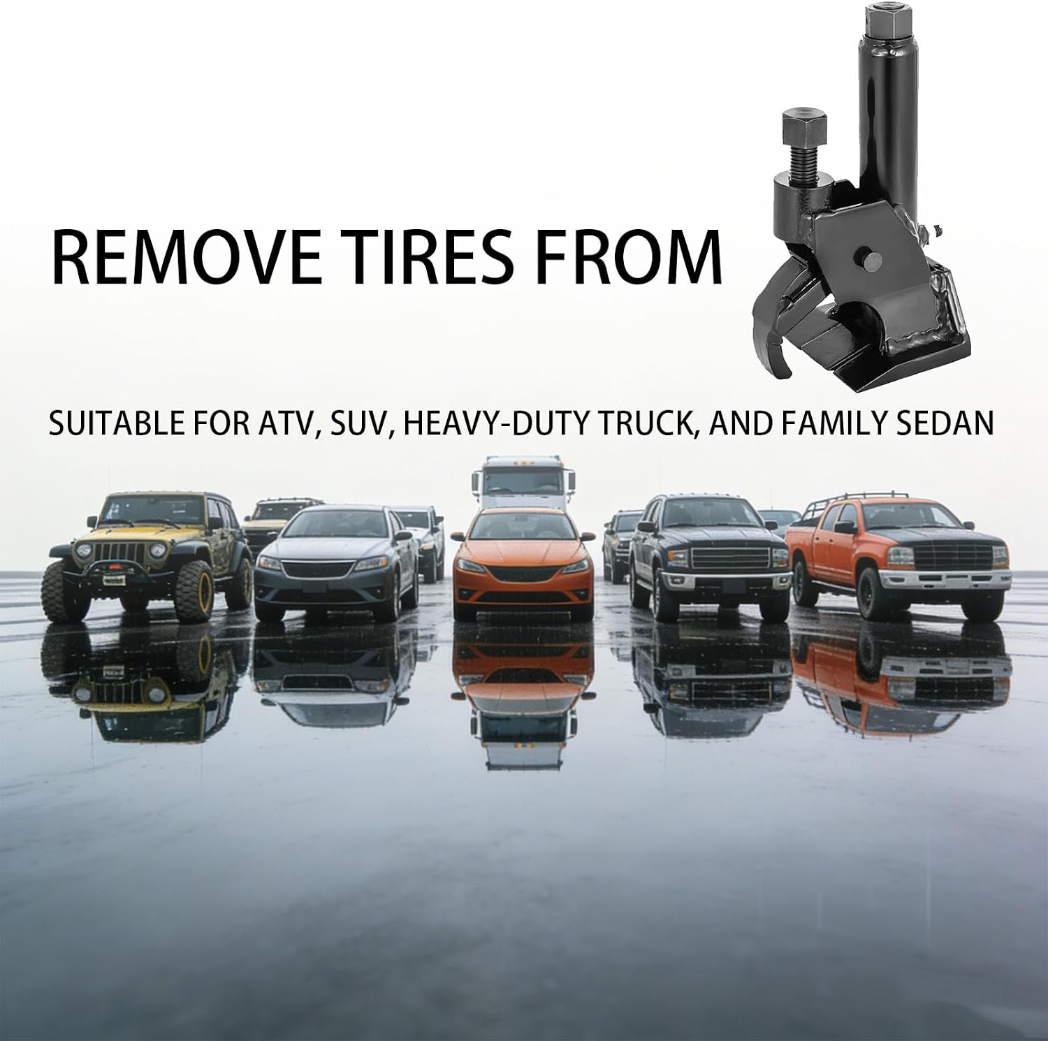 Portable Manual Tire Changer Tool Ready to Use Out of Box Featuring Anti Slip Design for Quick Vehicle Tire Removal