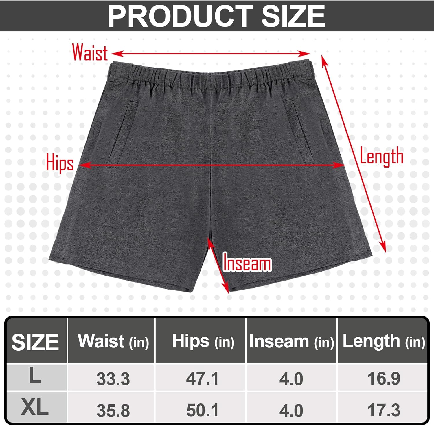 Tear Away Shorts for Men with Pockets Post Surgery Recovery Side Snap Shorts with Pockets for Men Women - Image 3