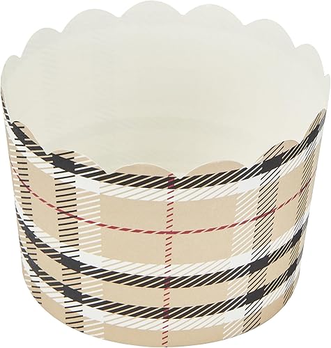 Miniatura 203 de Restaurantware Panificio Premium - Taza de papel Kraft de 10 onzas para hornear, tazas de papel para hornear, perfectas para magdalenas, cupcakes