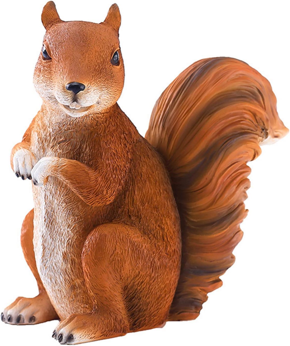 1pc Squirrel Garden Statue Outdoor Décor, Resin Squirrel Figurine Decoration Animal Figure Fariy Garden Sculpture Ornament