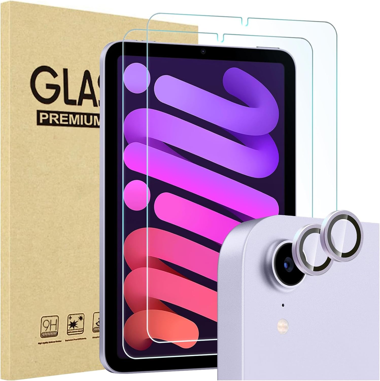 Screen Protector for iPad Mini 7th 2024/Mini 6th nerat 2021 +