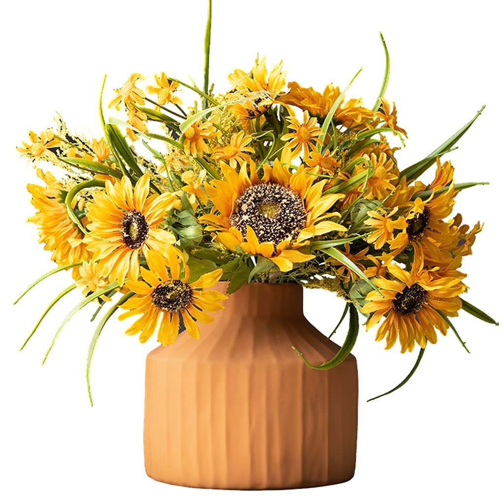 Fleur artificielle tournesol pour décoration de mariage et grand événement de table