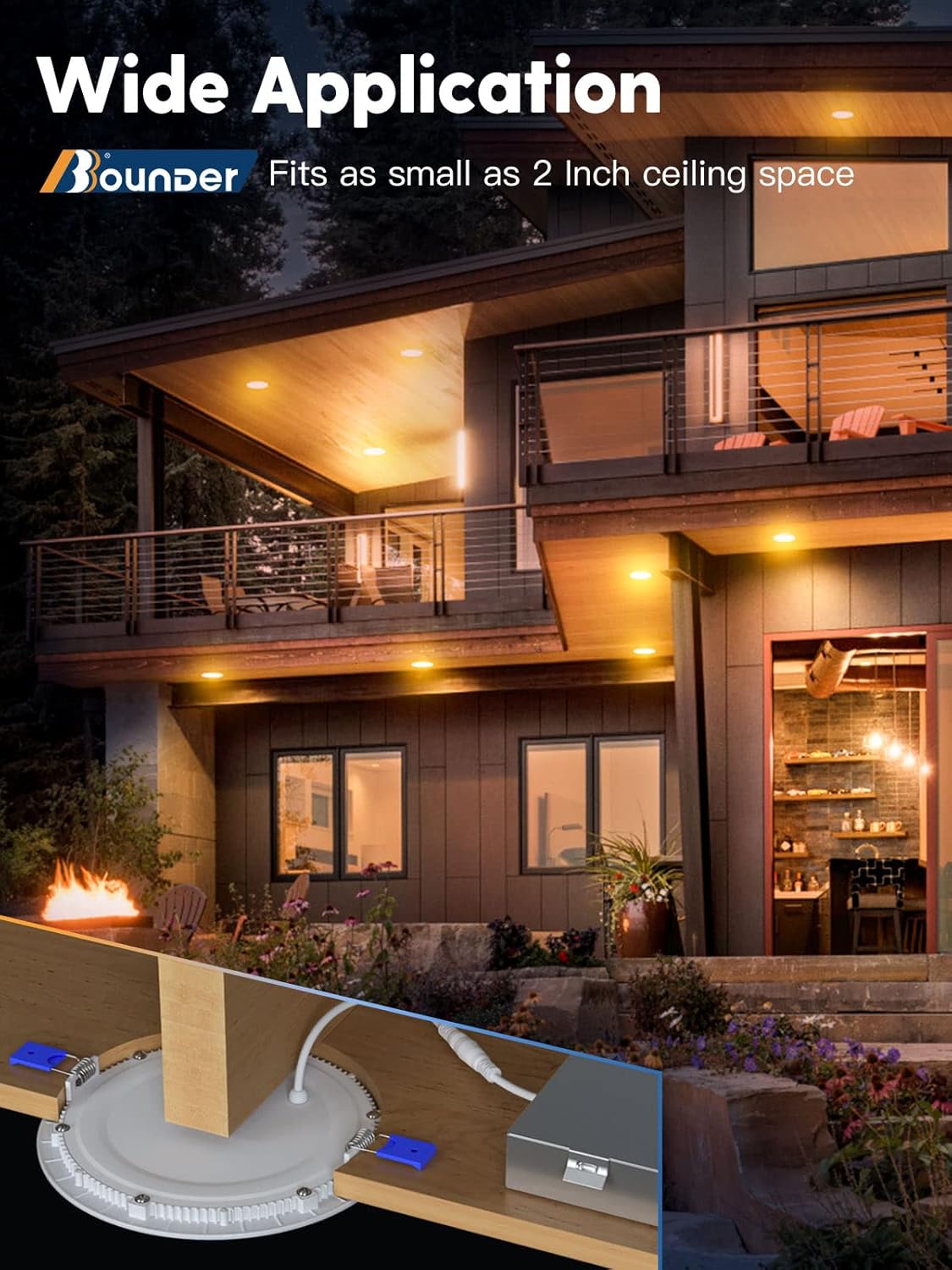 Cheapest 🛒 6 Ultra-Thin Led Recessed Lights 2700K Daylight Dimmable Ceiling Light Downlight with Junction Box 12.5W 850 lm ETL and 12 Pack… Black Friday - 50% OFF 6 Ultra-Thin Led Recessed Lights 2700K Daylight Dimmable Ceiling Light Downlight with Junction Box 12.5W 850 lm ETL and 12 Pack…