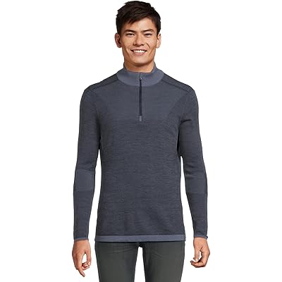 Мужская рубашка Smartwool Intraknit Alpine 1/4 Zip nightfall blue