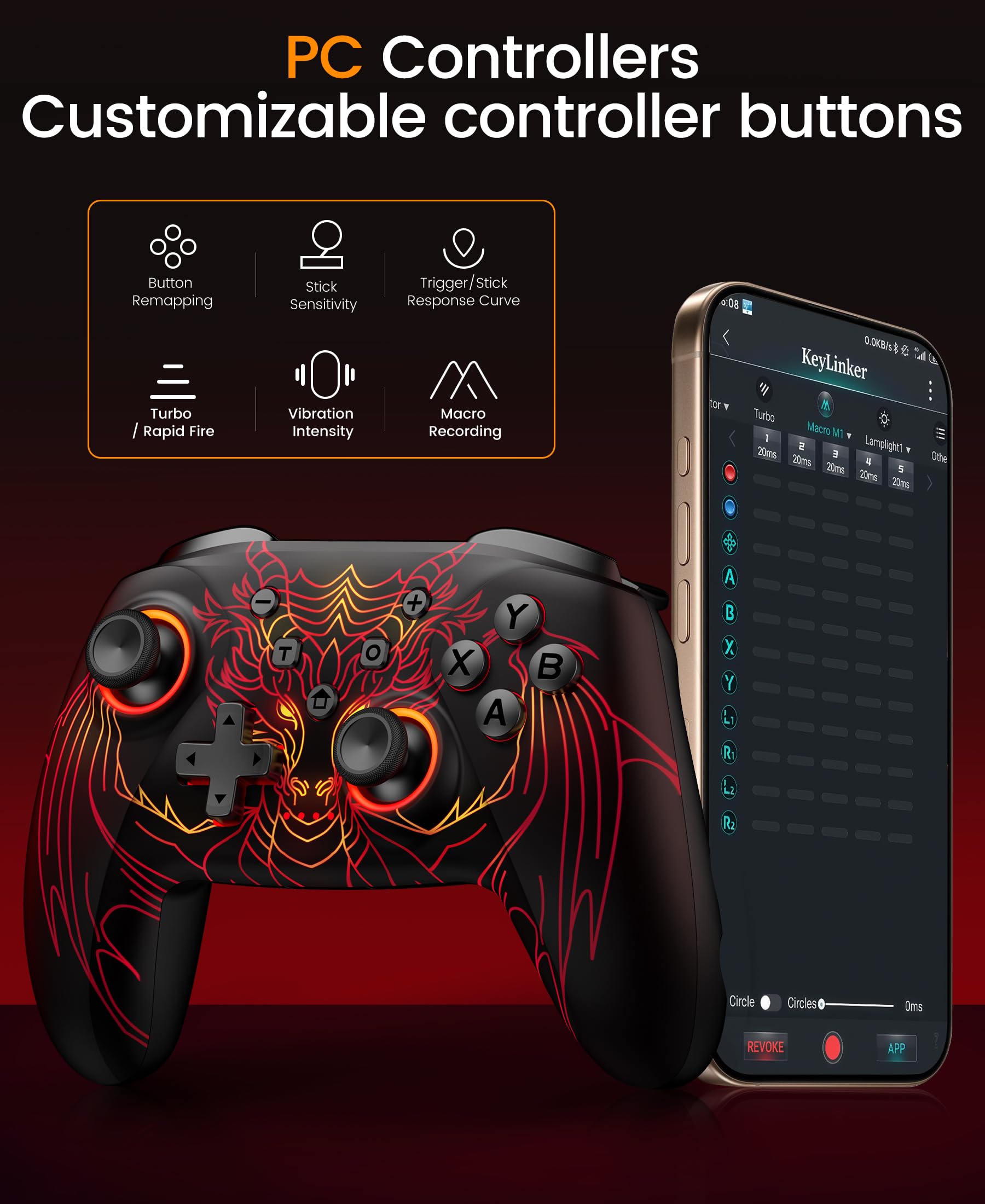 AIfasterfly Controller PC wireless Bluetooth