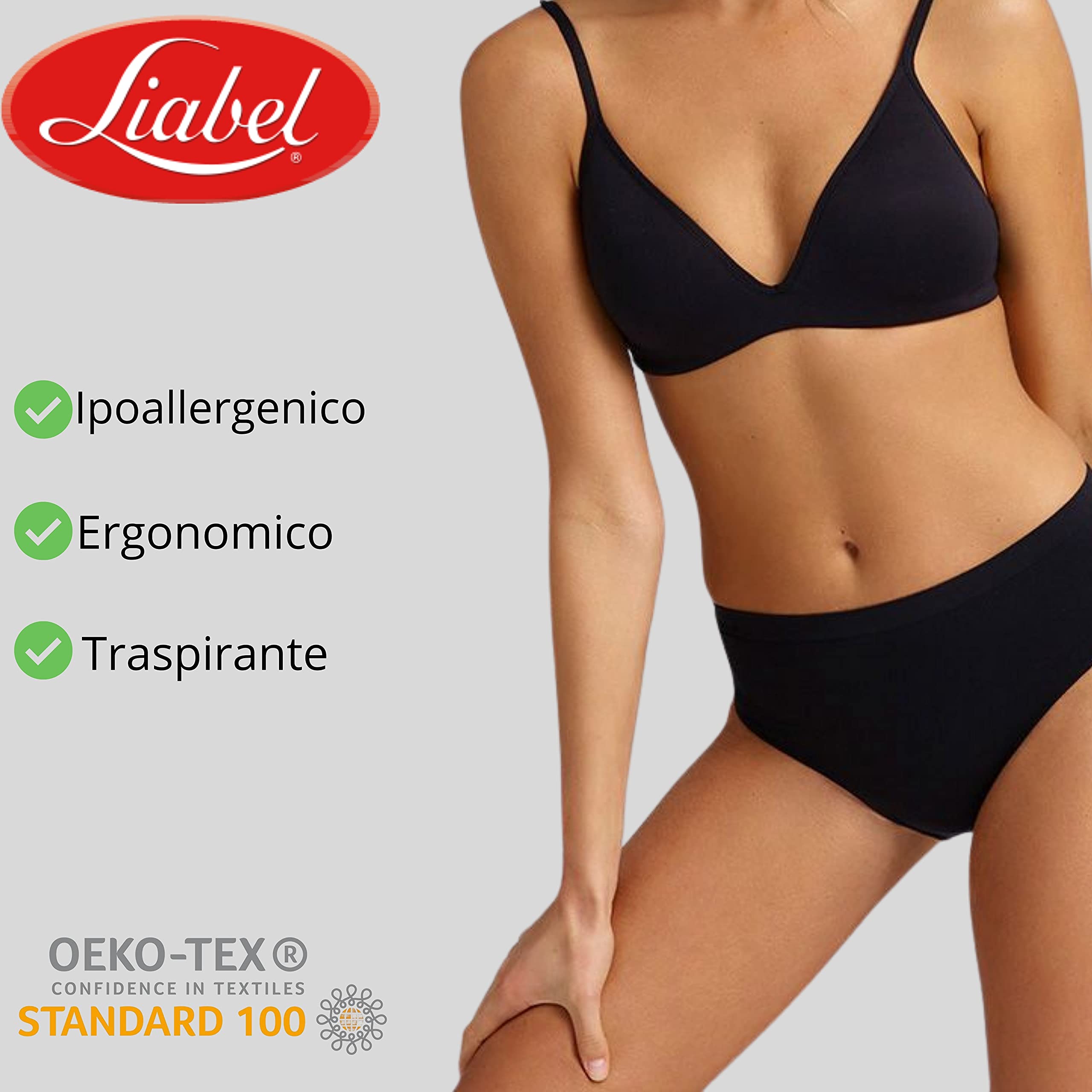 Intimitaly 5 Slip Vita Alta Donna Microfibra Manopesca Ultra Morbido Mutande Donna Cotone Vita Alta