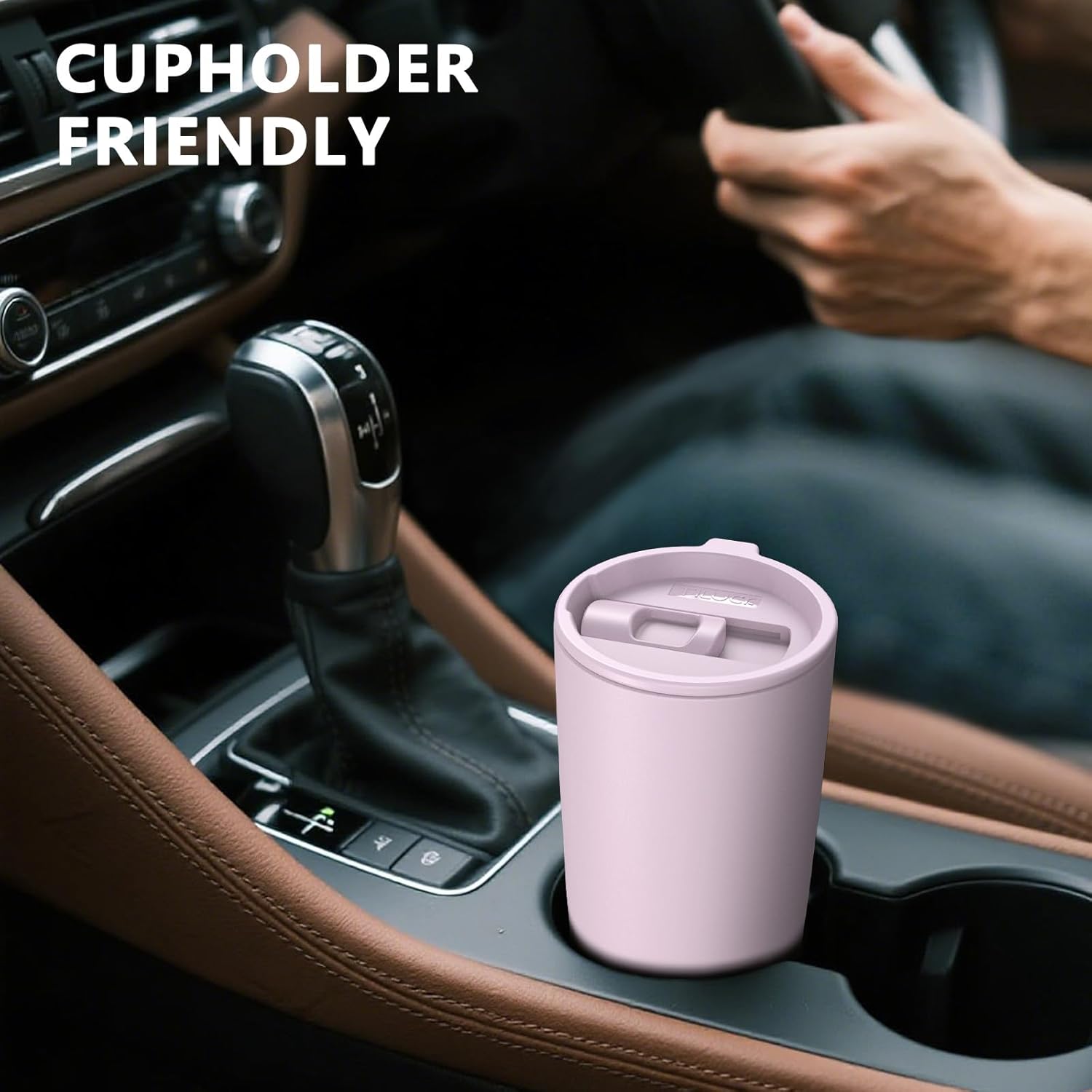 TILUCK 20 oz Tumbler with Lid, Vacuum Insulated Stainless Steel Coffee Mug, Double-Walled Travel Tumbler for Hot and Cold Drinks(LightPurple, 20oz) - Image 4