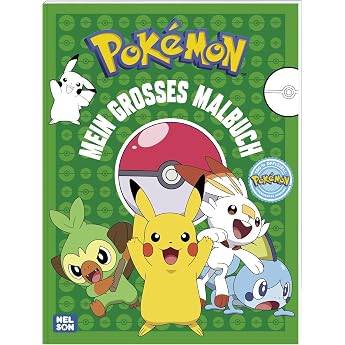Pok mon Activity Book My big coloring book 80 pages of coloring pages for boys and girls from 4 years